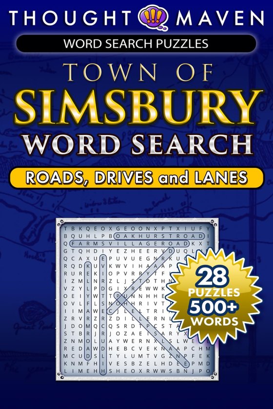Thought Maven Town of Simsbury Word Search